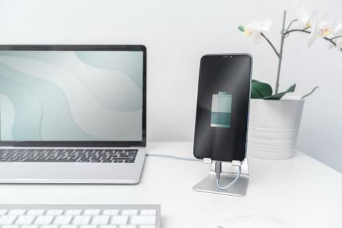 Actual product image Assmann Digitus Aluminum Smartphone Stand, Mobile phone/Smartphone, Passive holder, Desk, Silver
