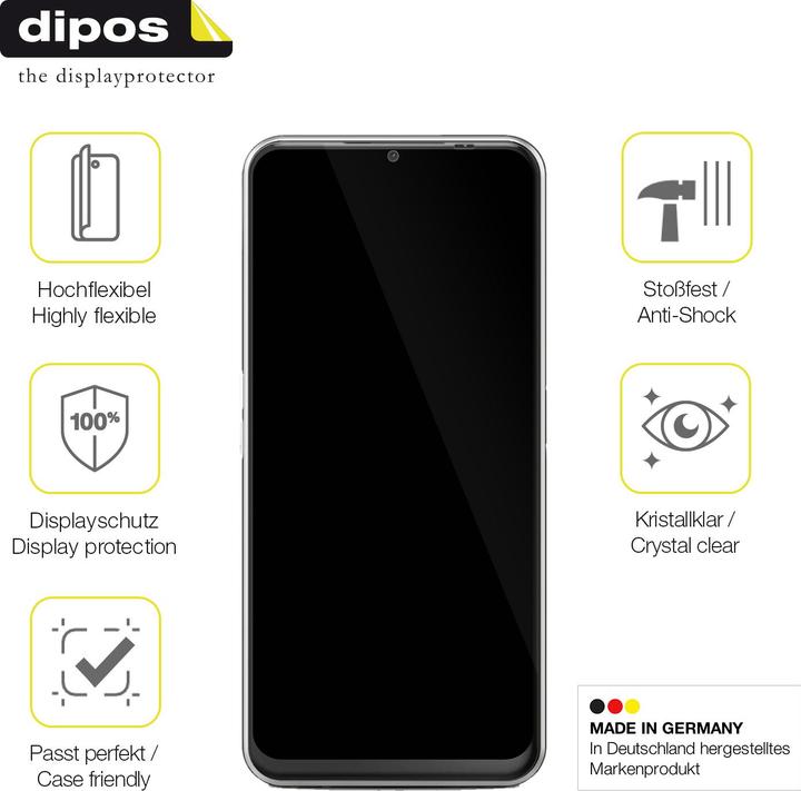 Produktbild Dipos Displayschutzfolie Full-Cover 3D (2 Stück, Emporia Smart)