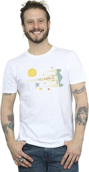 Image du produit Star Wars - T-shirt THE MANDALORIAN CUTOUT SHIP - Homme (M)