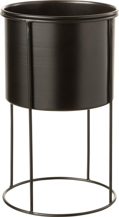 Immagine prodotto J-Line Vaso da fiori su piede in metallo nero grande (18 cm)