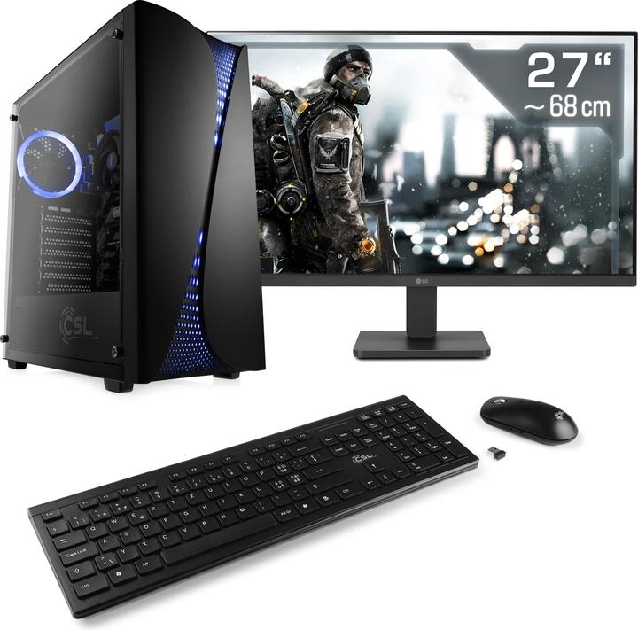 CSL Gaming PC M11260H, QWERTZ Layout (CH) (AMD Ryzen 5 5600GT, 16 GB, 1000 GB, AMD Radeon Graphics)