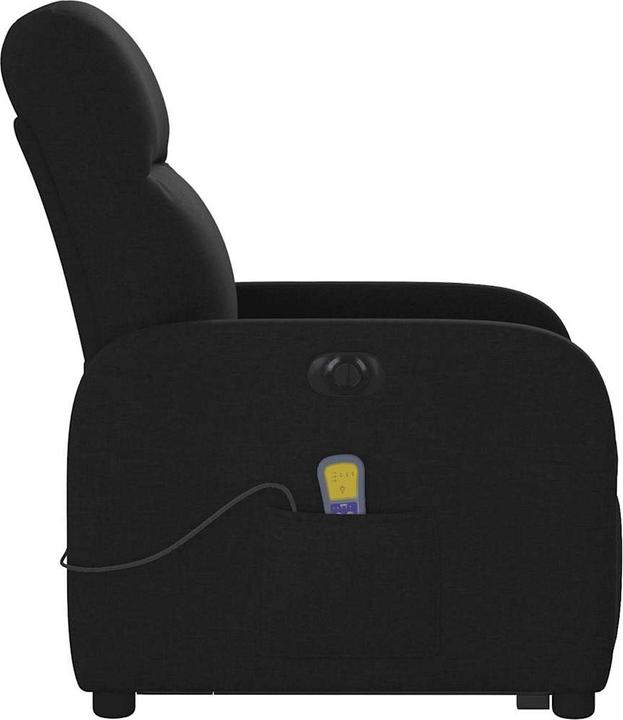 Produktbild VidaXL Massagesessel mit Aufstehhilfe Schwarz Stoff