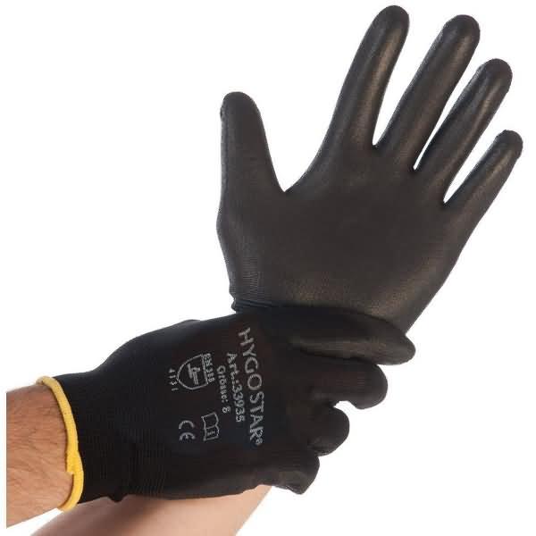 franz mensch unisex Arbeitshandschuhe Black Ace schwarz Grösse M 12 Paar (M)