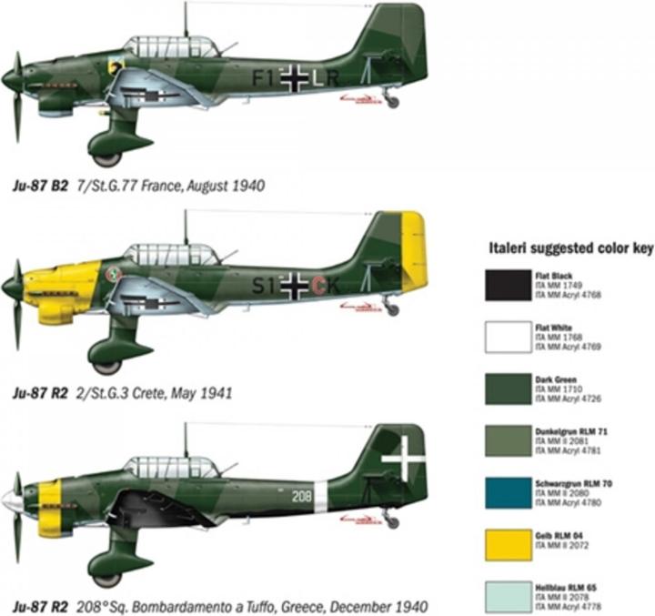 Immagine prodotto Italeri Ju-87 B2 Stuka