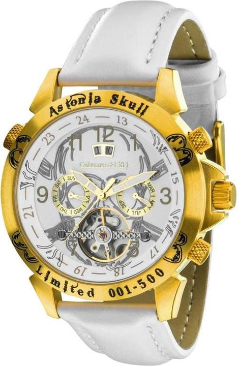 Calvaneo 1583 Astonia Skull blanc Edition Automatik (44 mm)