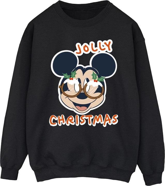 Produktbild Disney Mickey Mouse Jolly Christmas Glasses Sweatshirt (4XL)