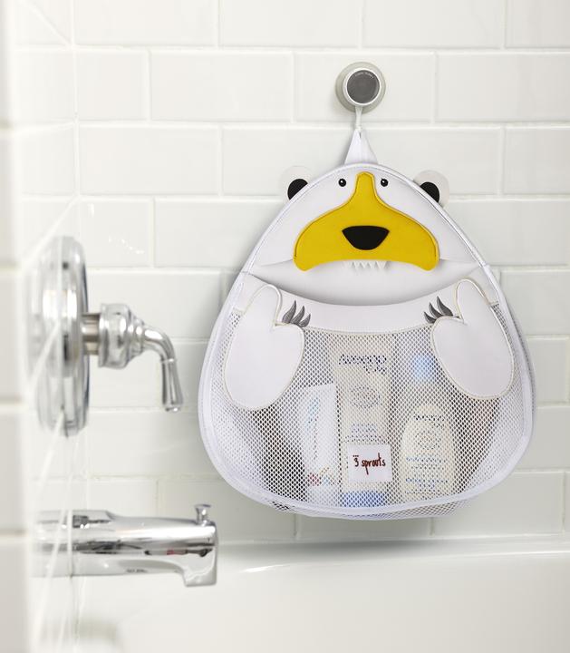 Immagine prodotto 3 Sprouts Borsa da appendere per gli utensili da bagno con un simpatico motivo di animali.
