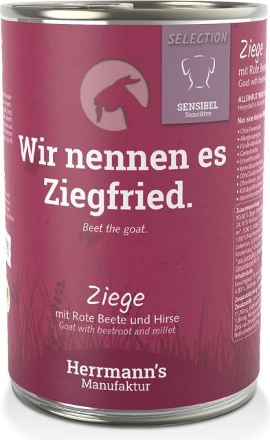 Produktbild Herrmanns Ziege mit rote Beete und Hirse (Adult, 1 Stk., 400 g)