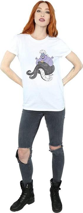 Actual product image The Little Mermaid Womens/Ladies Ursula Cotton Boyfriend T-Shirt (S)