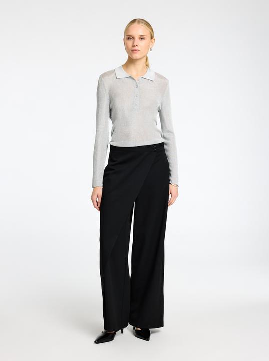 Image du produit Selected Femme Polo métallique à manches longues (L)
