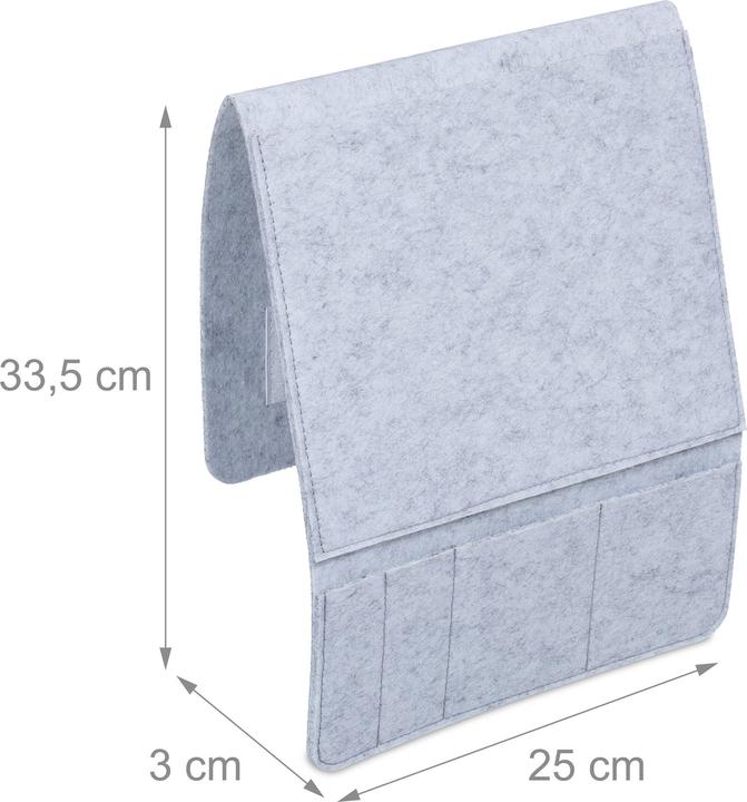 Actual product image Relaxdays 2x bed bag (25 x 3 x 33.5 cm)