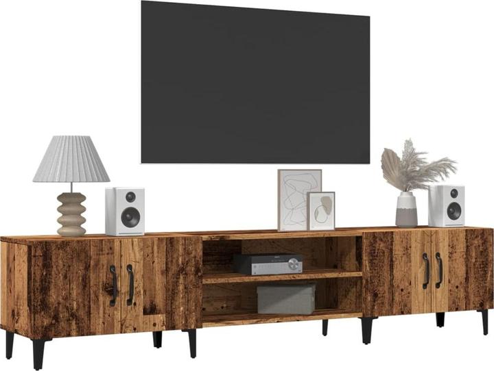 Immagine prodotto VidaXL TV Schrank Tisch Lowboard Fernsehschrank Fernsehtisch Altholz-Optik (180 x 31,5 x 40 cm)