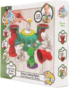 Actual product image Sambro Dino's plaster casting and painting station