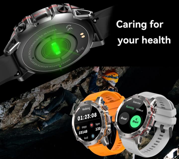 Actual product image Herren-Smartwatch RNCF18-1 SCHWARZ Armband + Armband