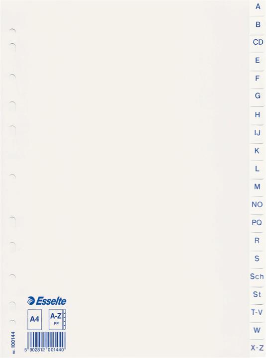 Produktbild Esselte Plastikregister Economy A-Z