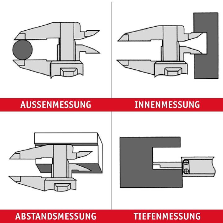 Produktbild Walter Messschieber mit LCD-Display (15 cm)