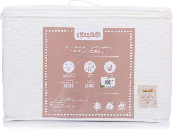 Immagine prodotto Chipolino Materasso pieghevole per bambini 120 x 60 cm
