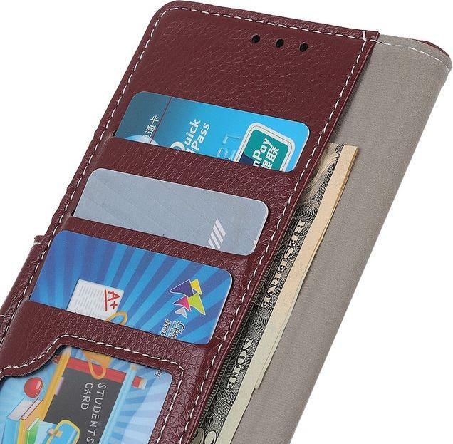 Actual product image MU Classic Litchi Leather Bookcover II Series (LG V50 ThinQ)