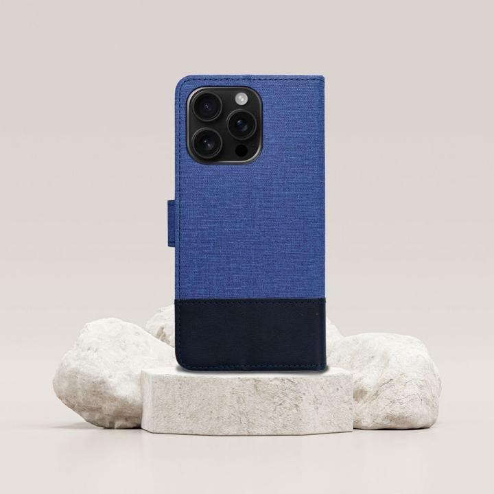 Actual product image Siemens Book case OEM GOMMA Book for Xiaomi Redmi Note 14 4G (GLOBAL - 163,25mm x 76,55mm x 8,16mm) blue (Xiaomi Redmi Note 14)