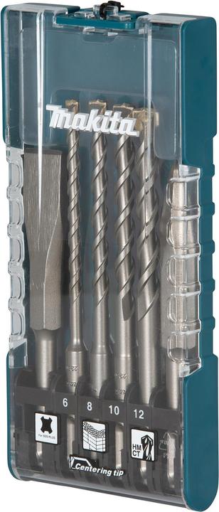Actual product image Makita SDS+drill bit set 6 pcs. (100 mm)