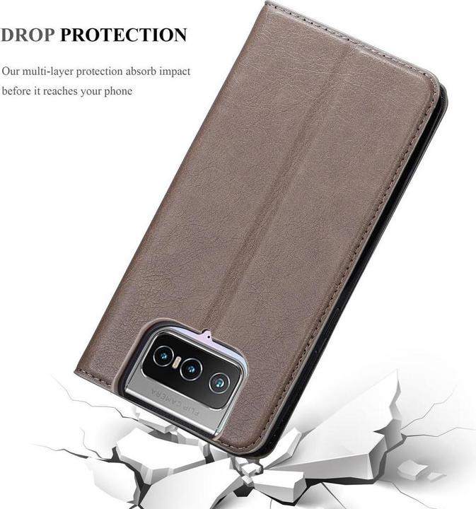 Produktbild Cadorabo Book Invisible Magnet Cover (Asus Zenfone 7 Pro)