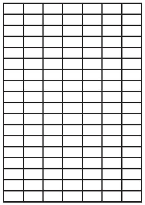 Sorex A4 Etiketten 28,5 x 16 mm weiss (100 Blatt)