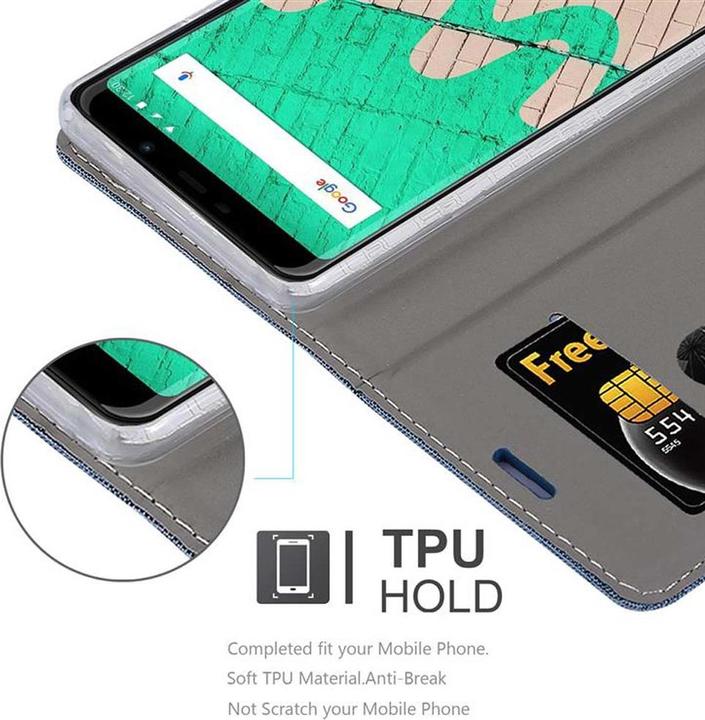 Image du produit Cadorabo Couverture look jeans Book (Wiko View Max)