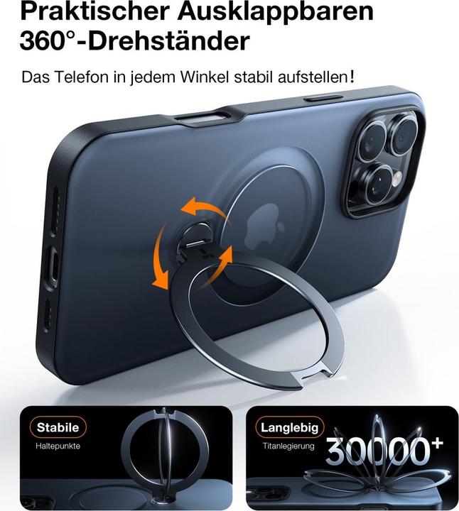 Produktbild Torras UPRO Ostand Spin (Apple iPhone 16 Pro)