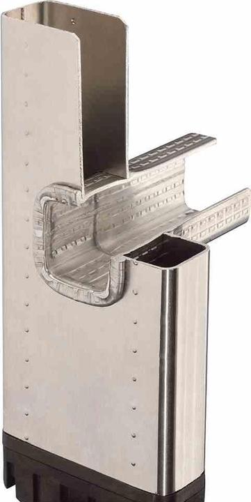 Actual product image Hailo S100 ProfiLOT, aluminium combination ladder 3-section, 3x12 rungs (Stepladder, 48 cm)