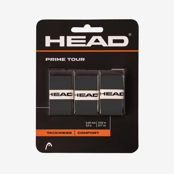 Image du produit Head Pack de 3 surgrips Prime Tour noirs