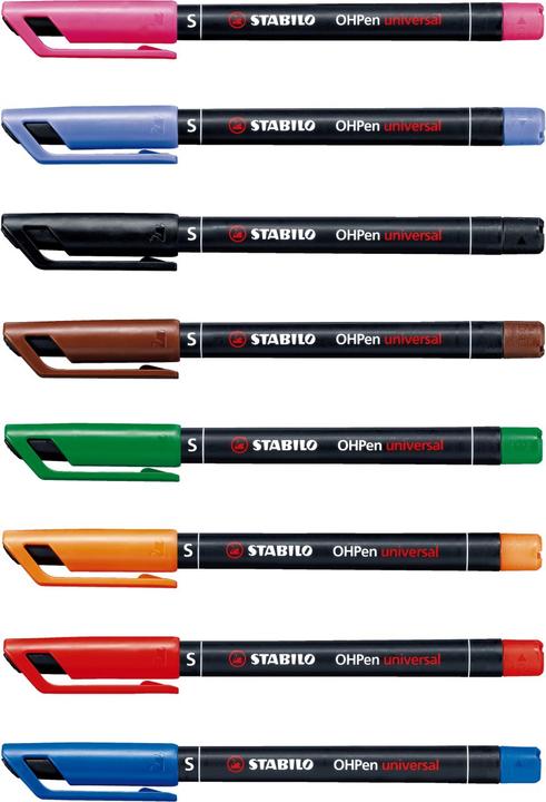 Image du produit STABILO Folienstift OHPen universal Superfein, Schwarz, 10 Stück (Noir, 0.40 mm, 10 x)