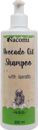 Actual product image Nacomi Avocado Oil Shampoo Hair Shampoo With Avocado Oil 250Ml (250 ml, Liquid shampoo)