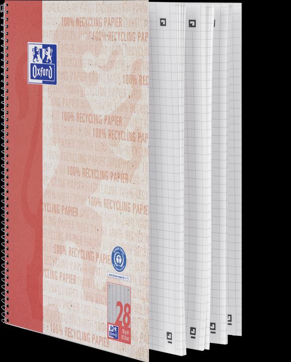 Actual product image Oxford College notebook (A4, Checked)