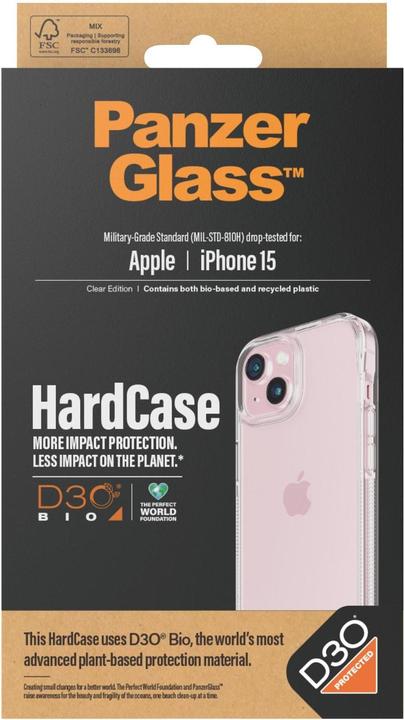Actual product image PanzerGlass Hard Case (Apple iPhone 15)