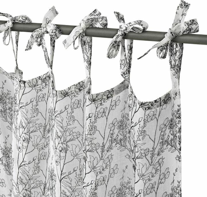 Immagine prodotto Loberon Tenda Zaylia bianco/nero (H/W 250/135 cm)