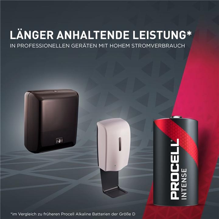 Productafbeelding Duracell Batterij Alkaline, Baby, C, LR14, 1.5V Procell Intense, Kleinhandelsdoos (10-Pak) (10 Pcs., C, 7933 mAh)