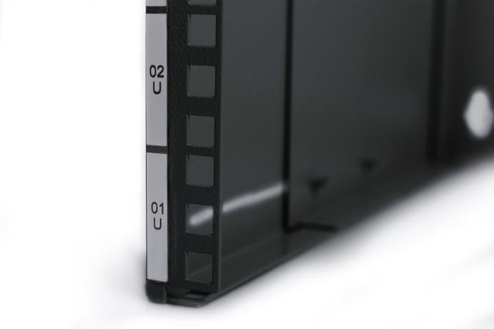 Produktbild Digitus 8HE Wandmontage Patch-Halter 3608x528x225 mm tiefenverstellbar (8 HE, 19 Zoll Rack)