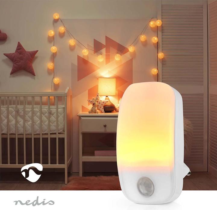 Productafbeelding Nedis Plug-In LED Nachtlampje | Bewegingssensor | 0,55 W | 11 lm | Warm Wit