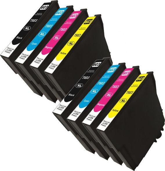 Actual product image Hermex Compatible Ink Cartridge XL for Epson Expression Home XP-4100 (M, Y, FC, C)
