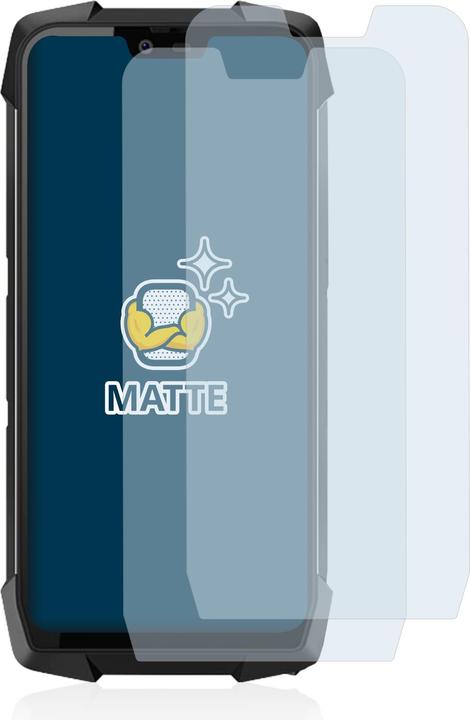 Actual product image BROTECT Anti-glare screen protector matt (2 Piece, Blackview BV9700 Pro)
