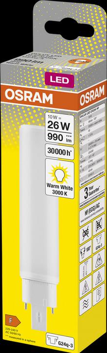 Image du produit Osram Dulux (G24q-3, 10 W, 990 lm, 10 x, F)