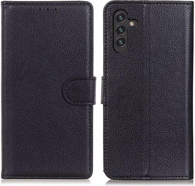 Produktbild MU Classic Litchi Leder Bookcover Series (Samsung Galaxy A13 5G, Samsung Galaxy A04S)