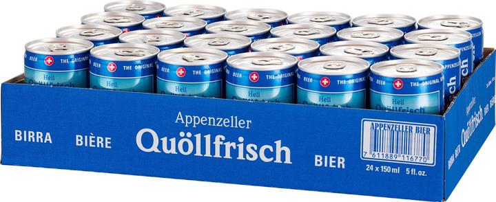 Produktbild Appenzeller Bier Quöllfrisch hell (12 x 15 cl)