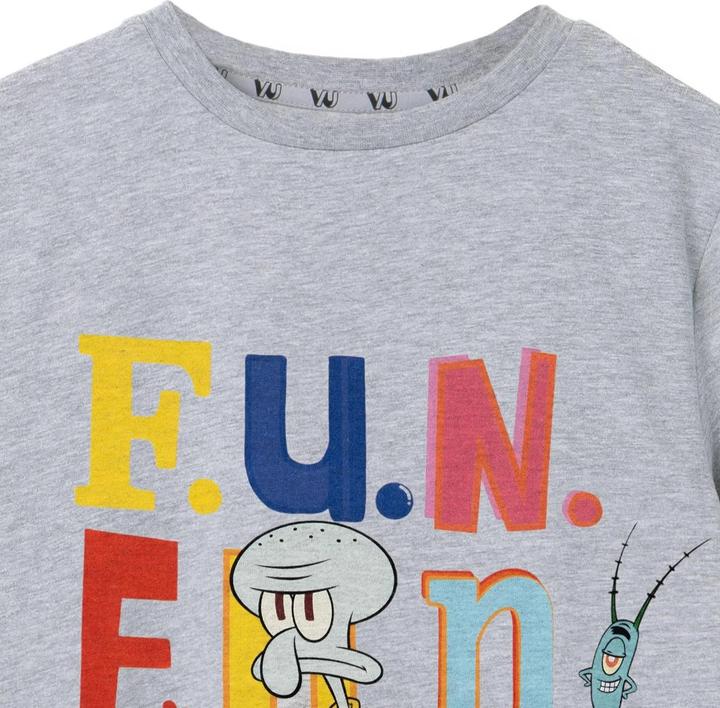 Actual product image Spongebob Squarepants Boys Fun Squidward T-Shirt (104)