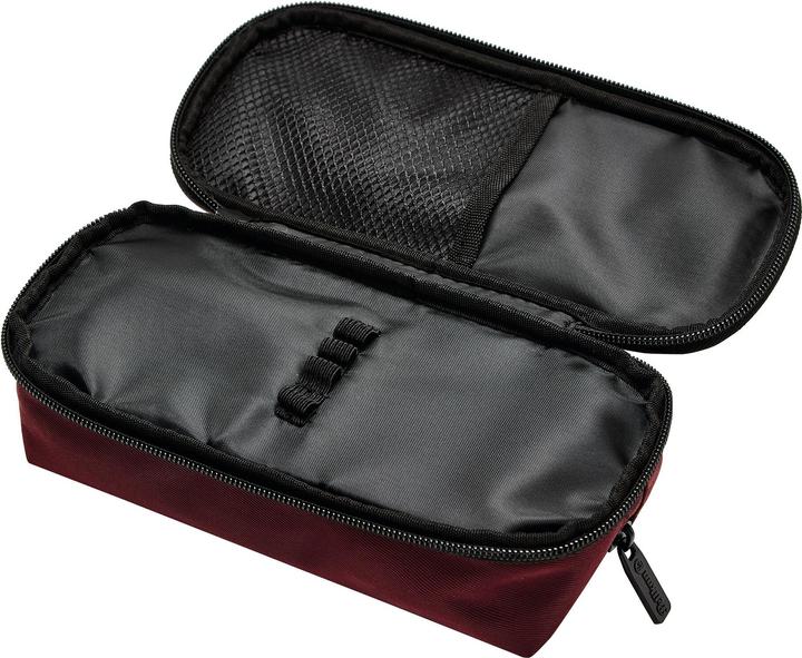 Actual product image Pelikan Pencil case Quattro Twill bordeaux, 22,3 x 11,0 cm