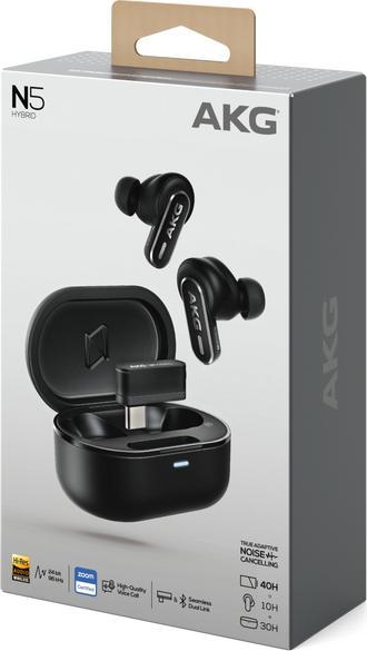 Immagine prodotto AKG N5 Hybrid ANC True Wireless (ANC, 10 h, Senza fili)
