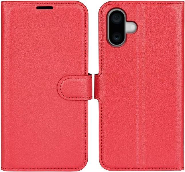 Actual product image MU Classic Litchi Leather Bookcover Series (Apple iPhone 16 Plus)