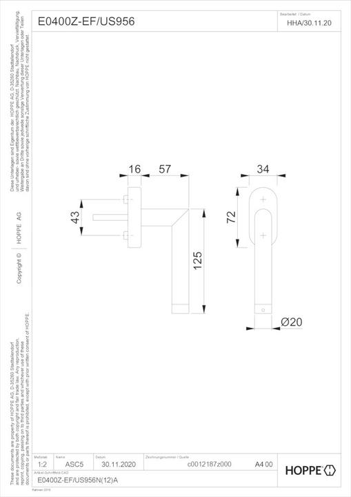 Produktbild Hoppe Fenstergriff Connect Sense