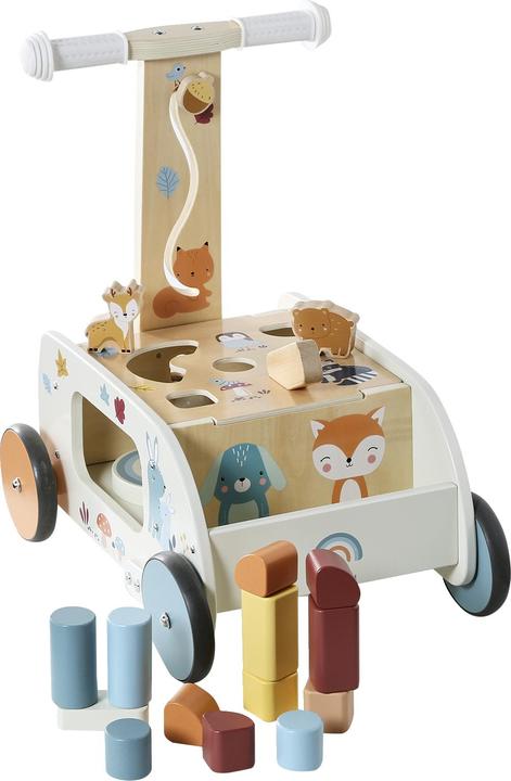 Produktbild Vertbaudet Baby 2-in-1-Lauflernwagen WALDFREUNDE aus Holz FSC®