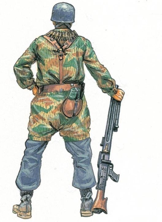 Actual product image Italeri 2nd WW Germ. paratroopers